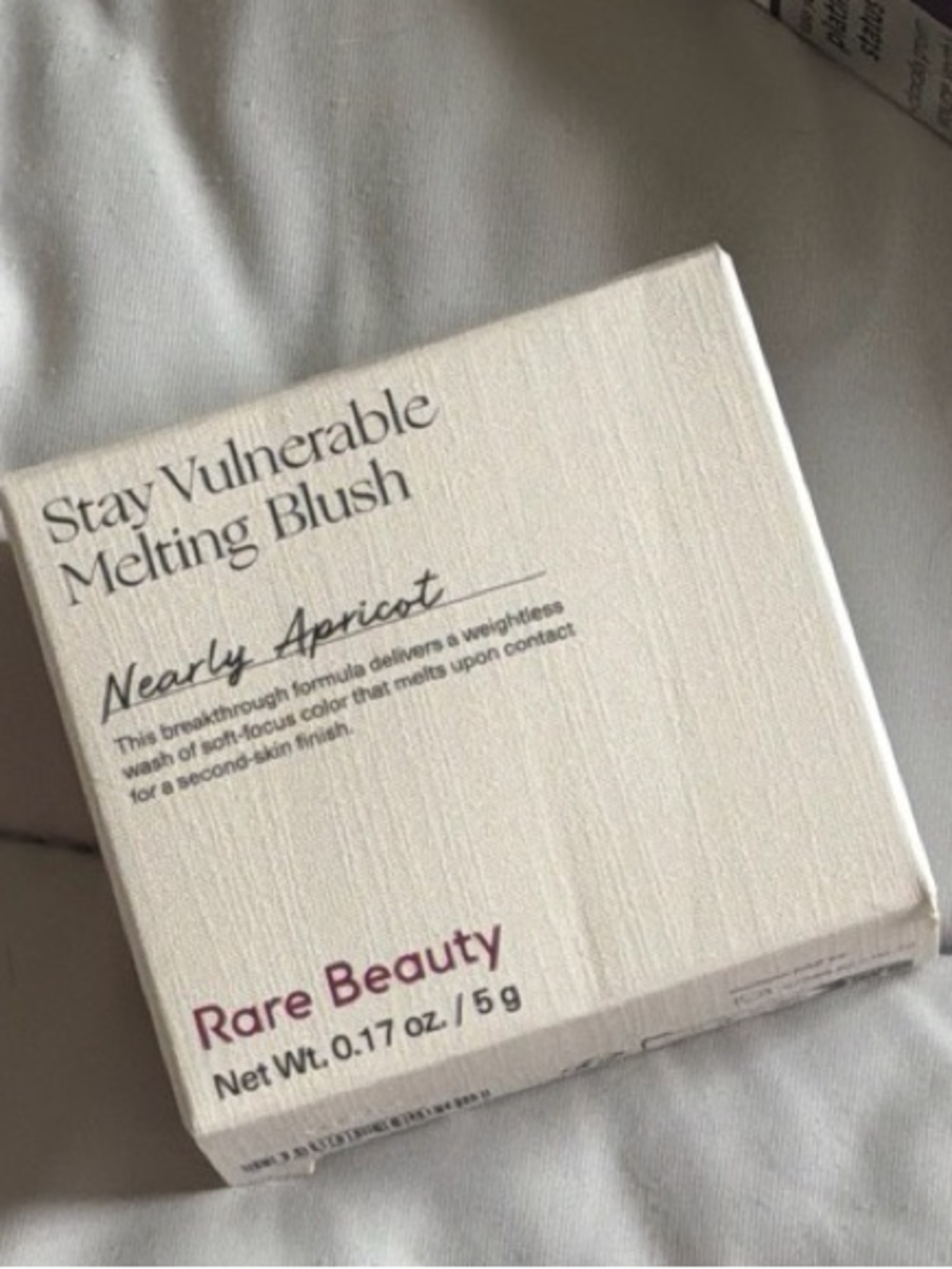 Rare Beauty Stay Vulnerable Melting Blush - Nearly Apricot